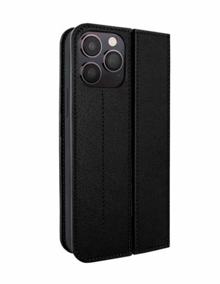 Piel Frama iPhone 14 Pro FramaSlimCards Leather Case - Black