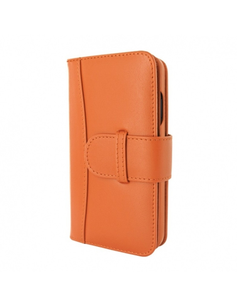 Piel Frama iPhone 14 Pro WalletMagnum Leather Case - Orange