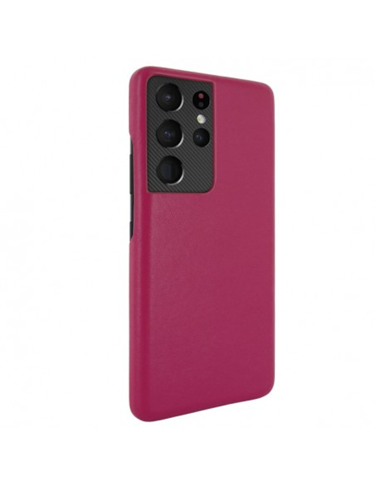 Piel Frama Galaxy S21 Ultra FramaSlimCards Leather Case - Pink