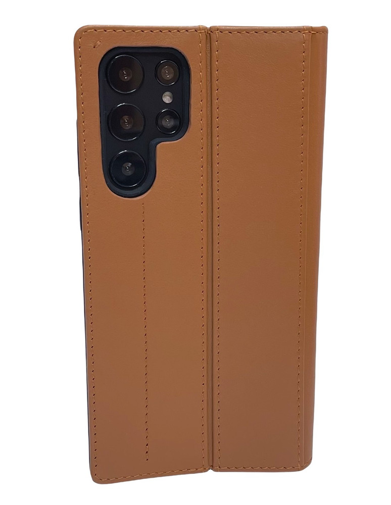 Piel Frama Galaxy S22 Ultra FramaSlimCards Leather Case - Tan