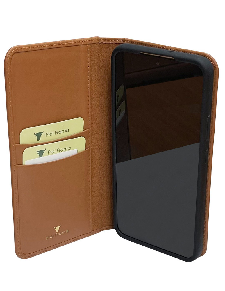 Piel Frama Galaxy S22 Plus FramaSlimCards Leather Case - Tan