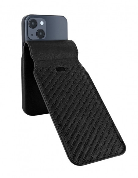 Piel Frama iPhone 15 Plus Black iMagnum Leather Case