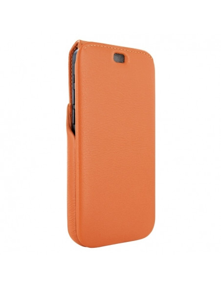 Piel Frama iPhone 15 Plus Orange iMagnum Leather Case