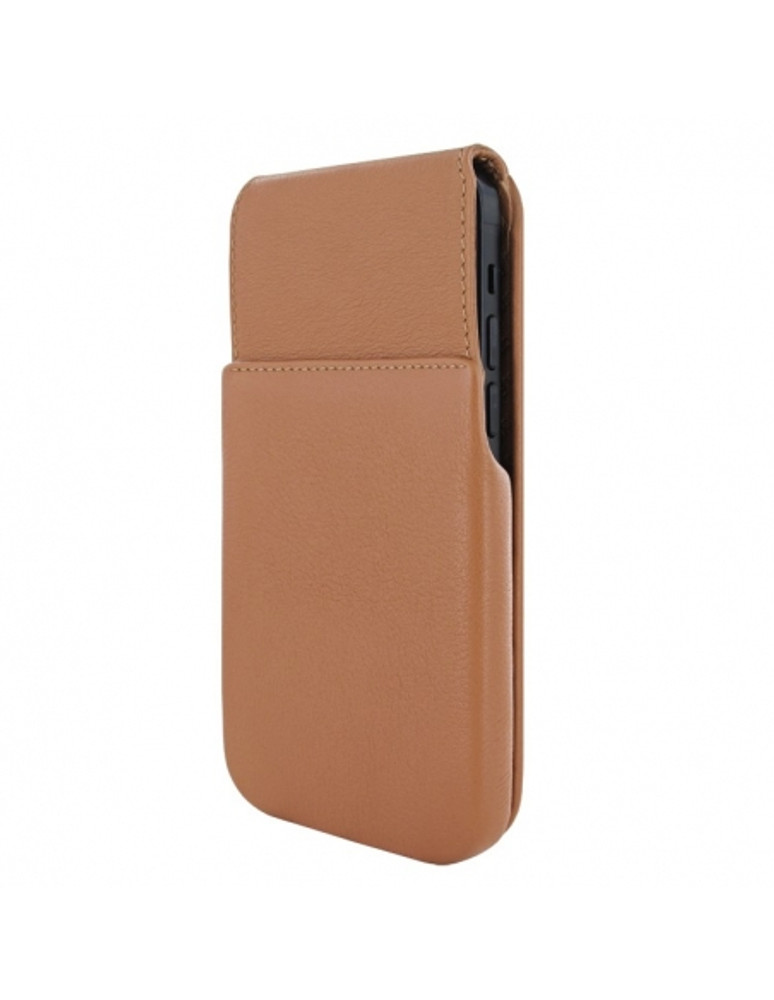 Piel Frama iPhone 15 Plus Tan iMagnum Leather Case