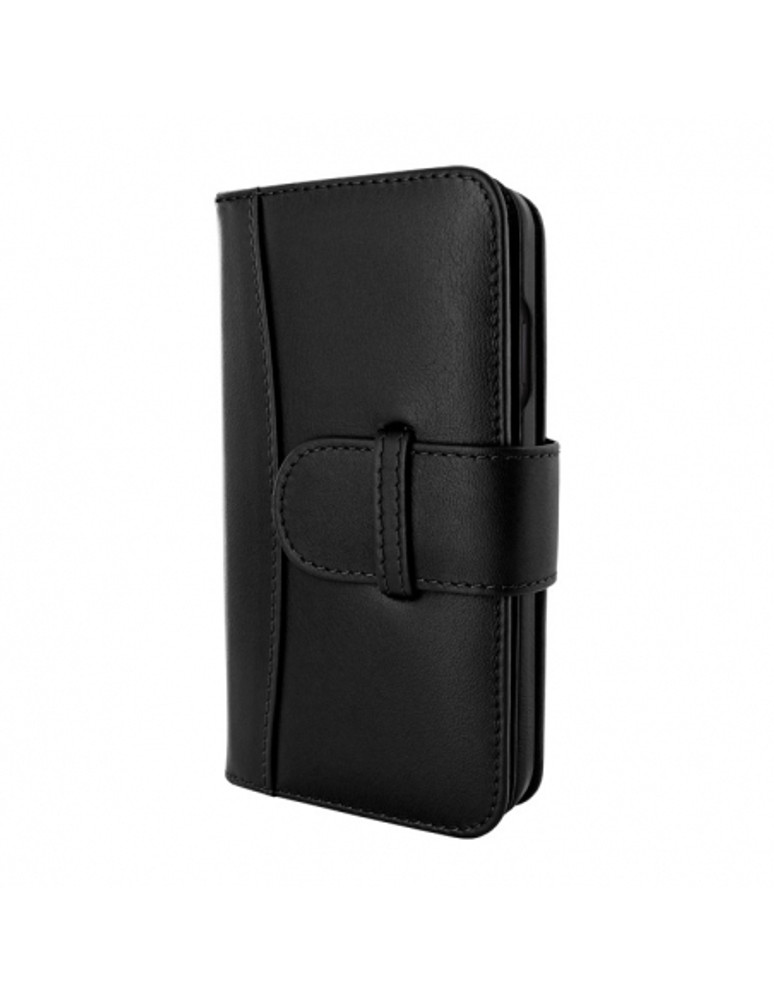 Piel Frama iPhone 15 Plus Black WalletMagnum Leather Case