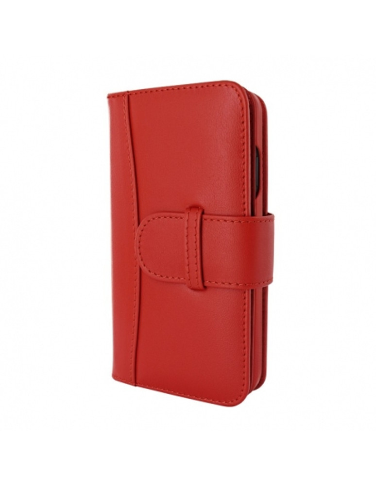 Piel Frama iPhone 15 Plus Red WalletMagnum Leather Case