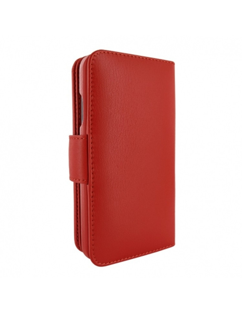 Piel Frama iPhone 15 Plus Red WalletMagnum Leather Case