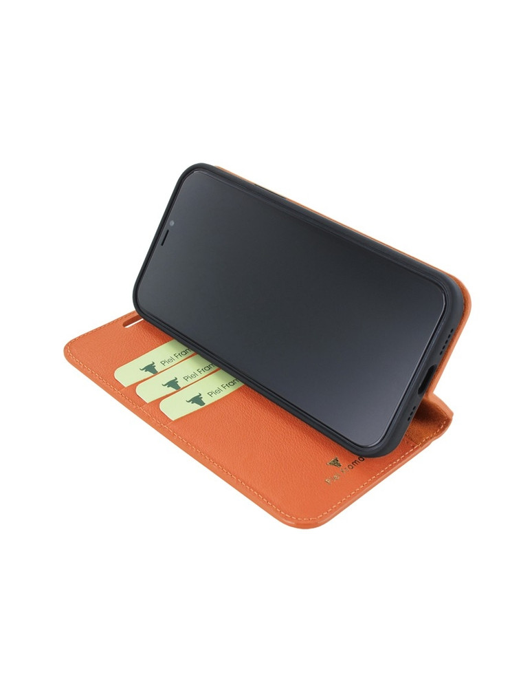 Piel Frama iPhone 15 Pro Max Orange Crocodile FramaSlim Leather Case