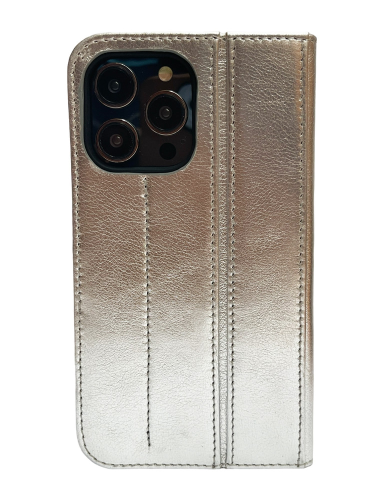 Piel Frama iPhone 15 Pro Max SPECIAL EDITION Silver FramaSlim Leather Case