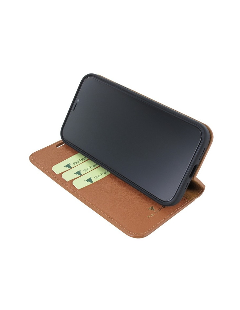 Piel Frama iPhone 15 Pro Max Tan Ostrich FramaSlim Leather Case