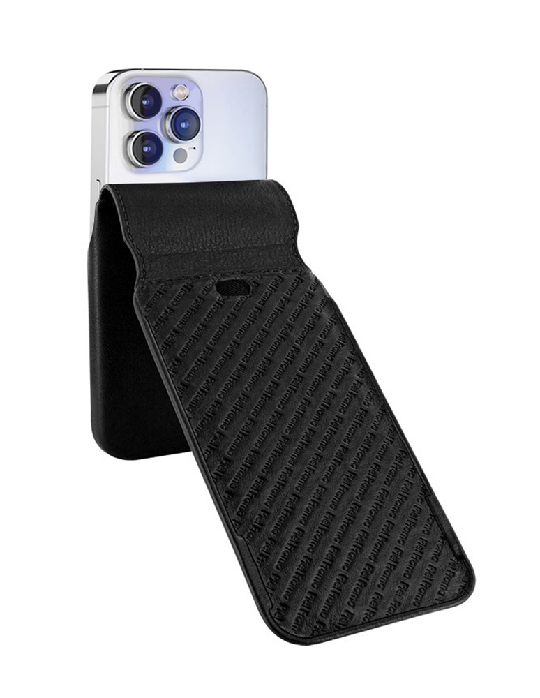 Piel Frama iPhone 15 Pro Max Black iMagnum Leather Case
