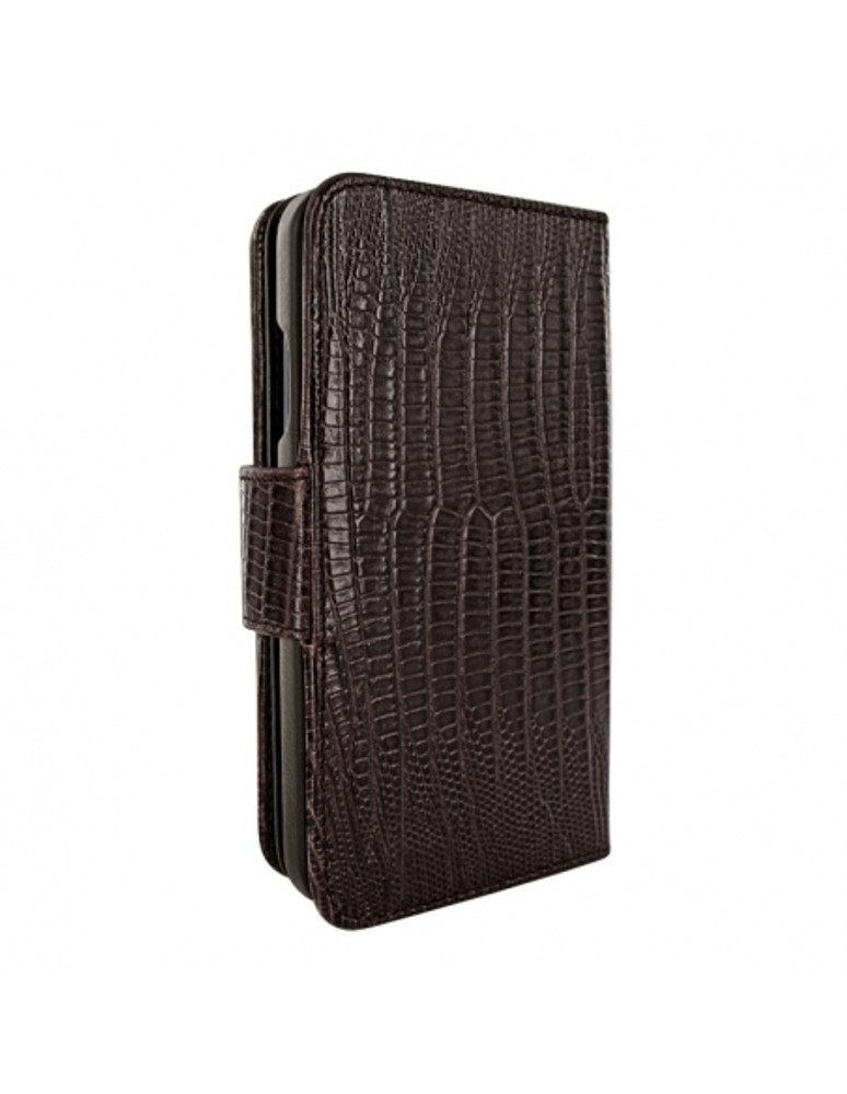 Piel Frama iPhone 15 Pro Max Brown Lizard WalletMagnum Leather Case