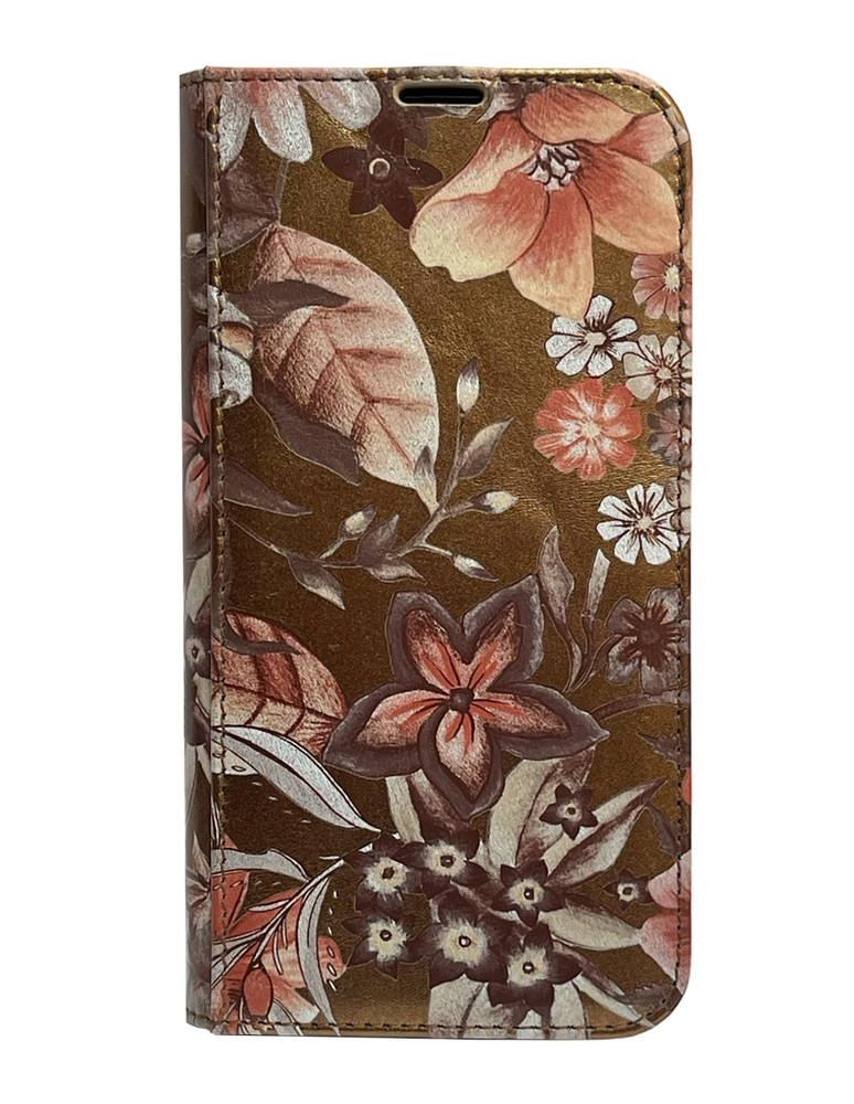 Piel Frama iPhone 15 Pro SPECIAL EDITION Brown Flower framaSlim Leather Case