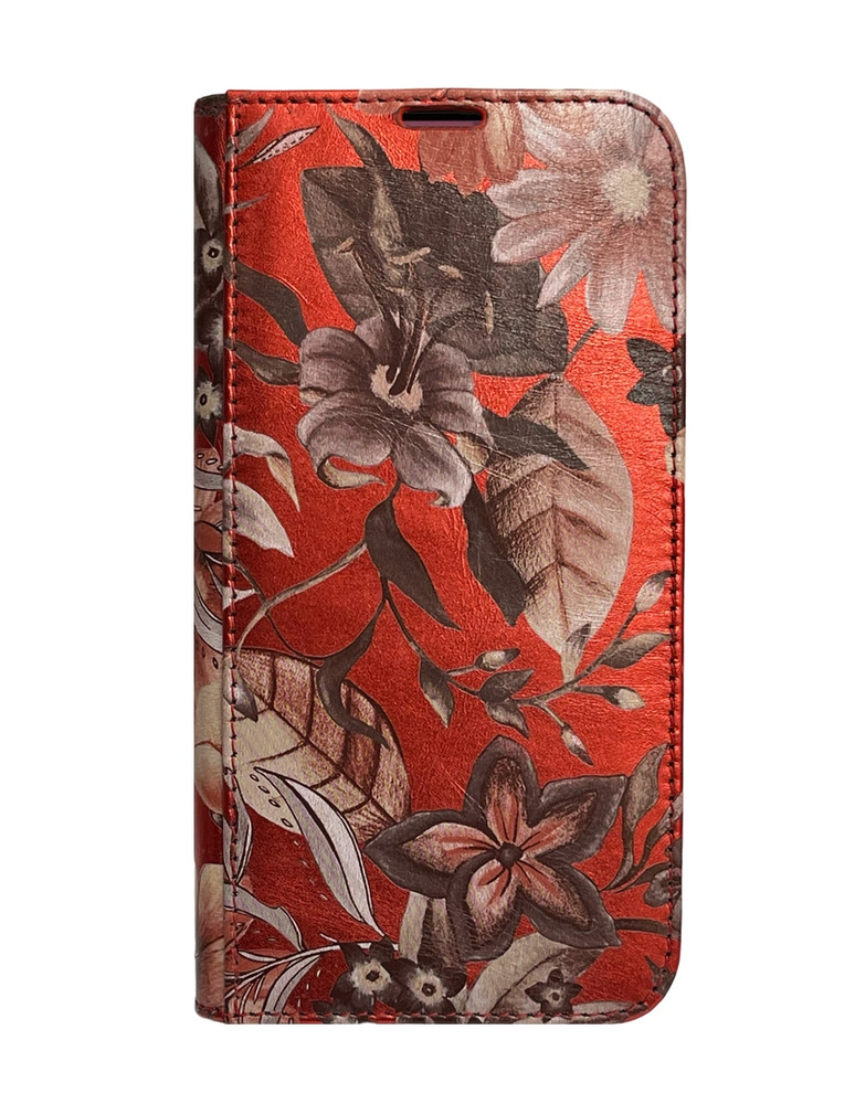 Piel Frama iPhone 15 Pro SPECIAL EDITION Red Flower FramaSlim Leather Case