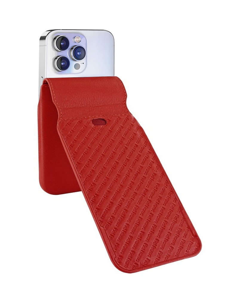 Piel Frama iPhone 15 Pro Red iMagnum Leather Case