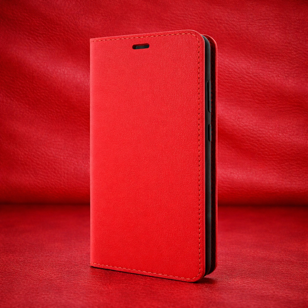 Piel Frama Galaxy S23 Ultra Red FramaSlimCards Leather Case