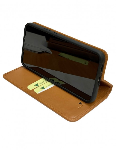 Piel Frama Galaxy S23 Plus Tan FramaSlimCards Leather Case
