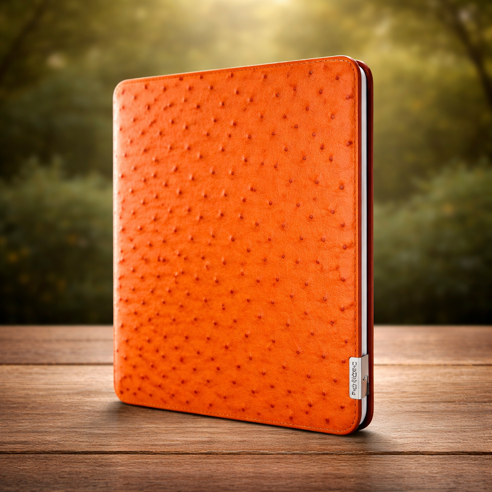 Piel Frama Orange Ostrich FramaSlim Leather Case for iPad Pro 13-inch (2024)