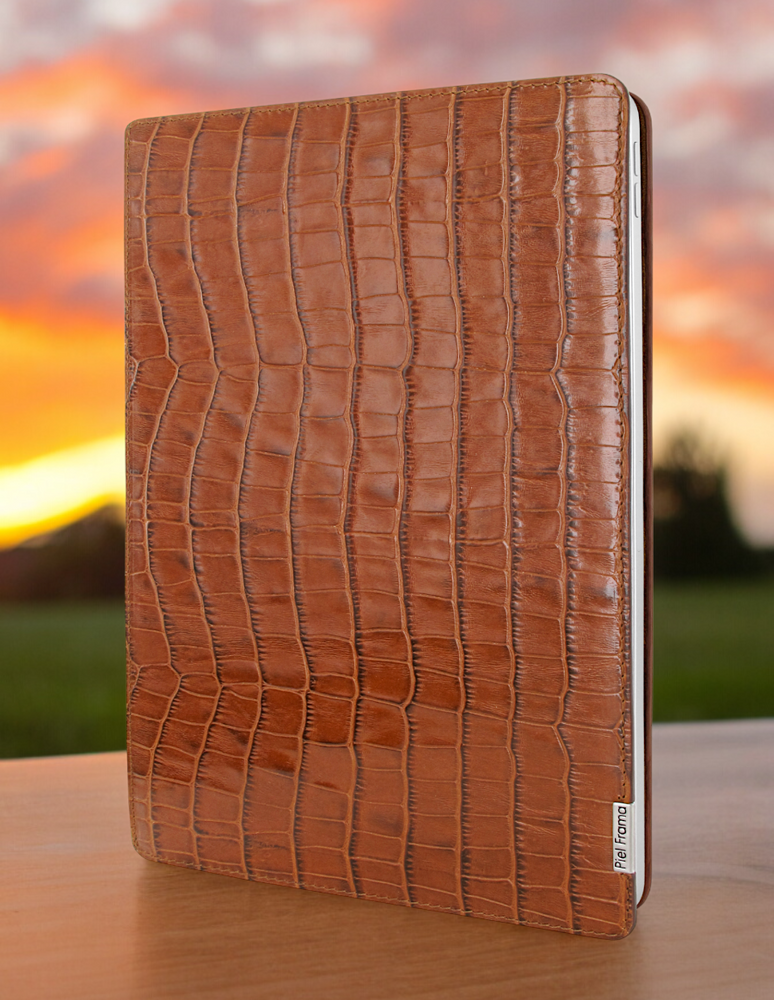 Piel Frama Brown Crocodile FramaSlim Leather Case for iPad Pro 11-inch (2024)