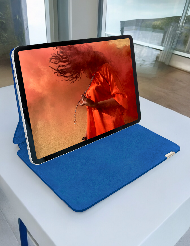 Piel Frama Blue Crocodile FramaSlim Leather Case for iPad Pro 11-inch (2024)