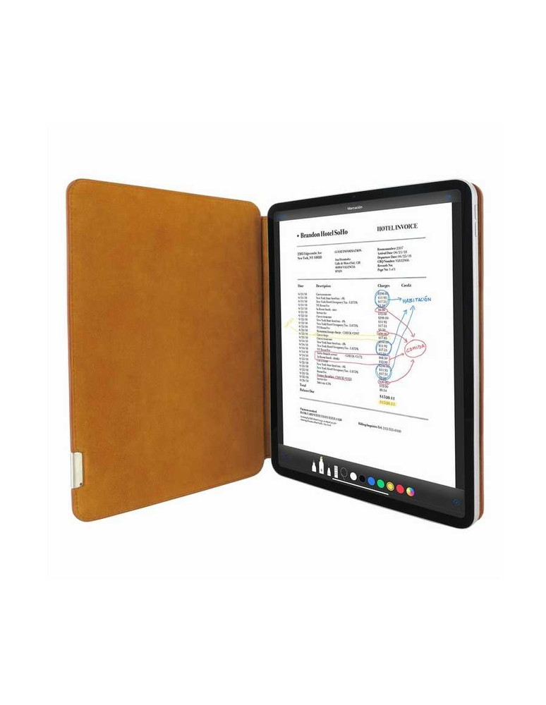 Piel Frama Tan Ostrich FramaSlim Leather Case for iPad Pro 11-inch (2024)