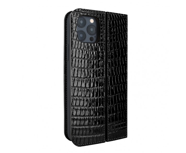 Piel Frama Black Lizard FramaSlim Leather Case for iPhone 16 Pro Max