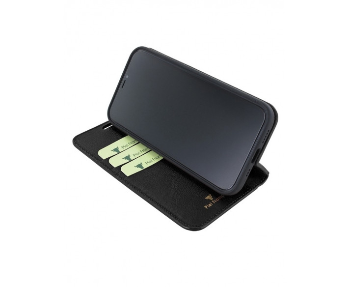 Piel Frama Black FramaSlim Leather Case for iPhone 16 Plus