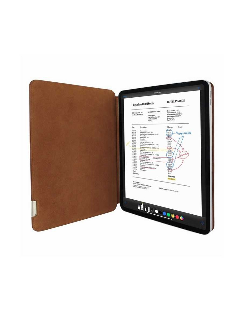 Piel Frama Brown Crocodile FramaSlim Leather Case for iPad Air 13-inch (2024-2025)