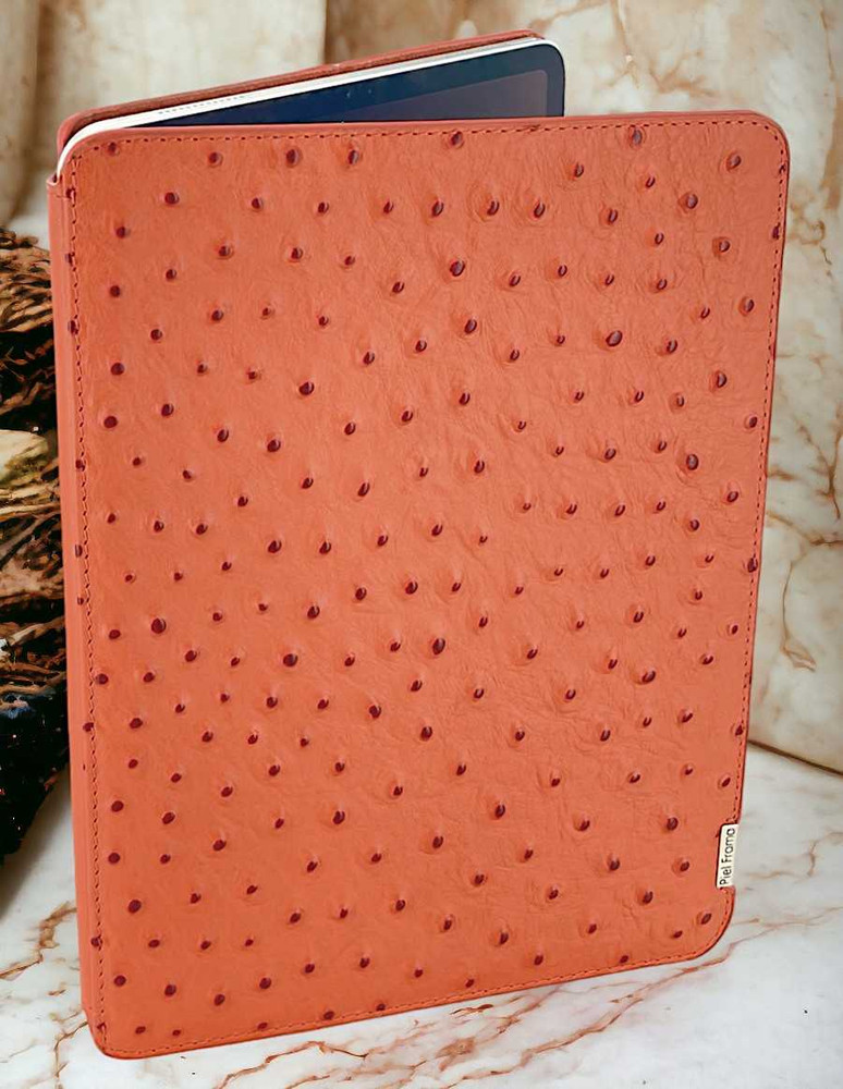Piel Frama 819 Orange Ostrich FramaSlim Leather Case for iPad Air 13-inch (2024-2025)
