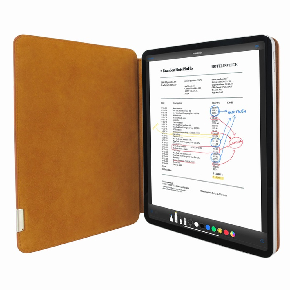 Piel Frama 819 Tan Karabu FramaSlim Leather Case for iPad Air 13-inch (2024-2025)