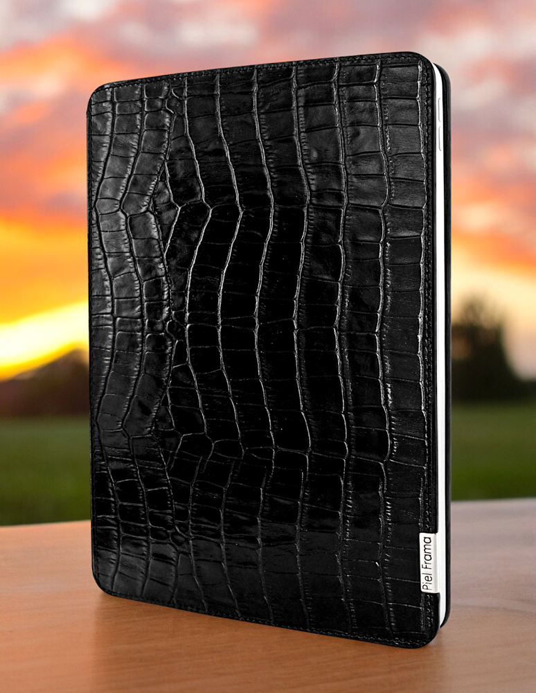 Piel Frama Black Crocodile FramaSlim Leather Case for iPad Air 11-inch (2024-2025) / iPad 11th Gen. (2025)