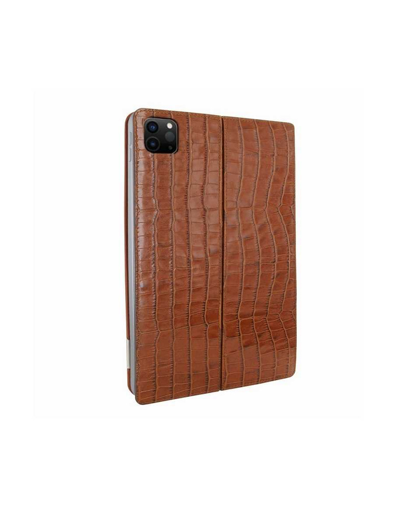 Piel Frama Brown Crocodile FramaSlim Leather Case for iPad Air 11-inch (2024-2025) / iPad 11th Gen. (2025)
