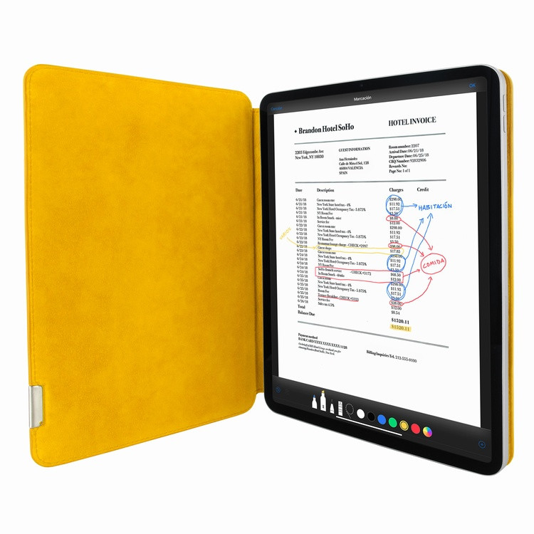 Piel Frama Yellow FramaSlim Leather Case for iPad Air 13-inch (2024-2025)