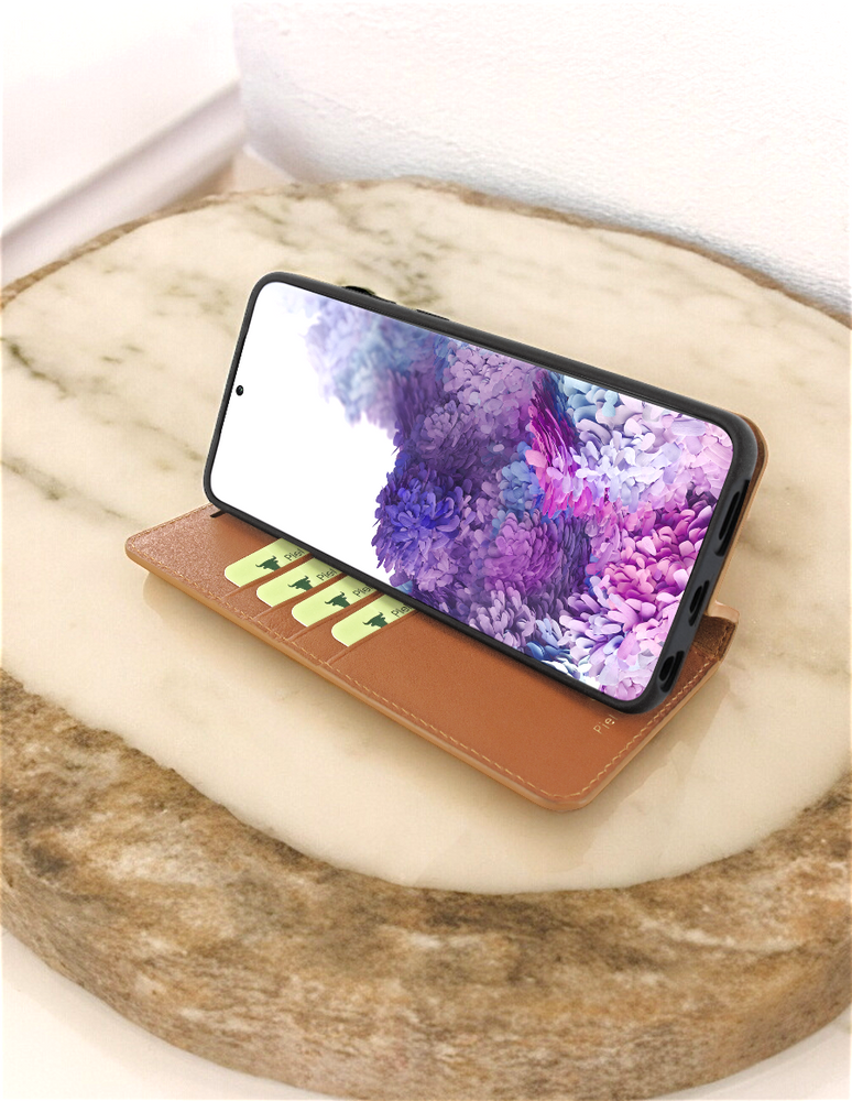 Piel Frama Tan FramaSlimCards Leather Case for Samsung Galaxy S25 Ultra