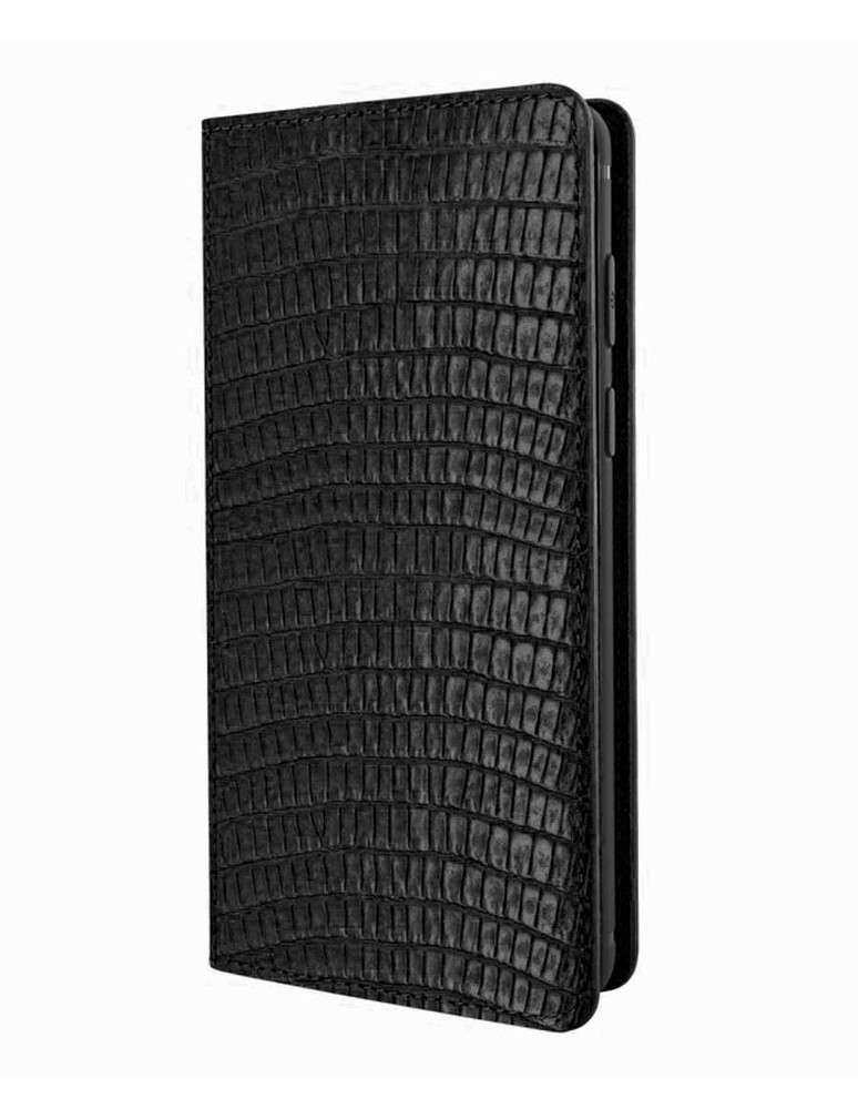 Piel Frama Black Lizard FramaSlimCards Leather Case for Samsung Galaxy S25 Plus