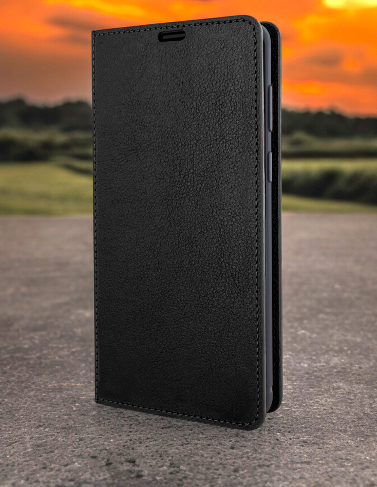Piel Frama Black FramaSlimCards Leather Case for Samsung Galaxy S25