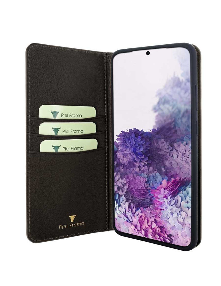 Piel Frama Brown Lizard FramaSlimCards Leather Case for Samsung Galaxy S25