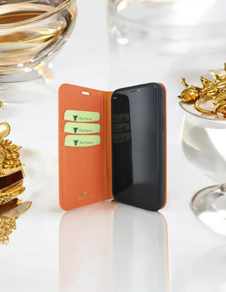 Piel Frama Orange FramaSlim Leather Case for iPhone 16e