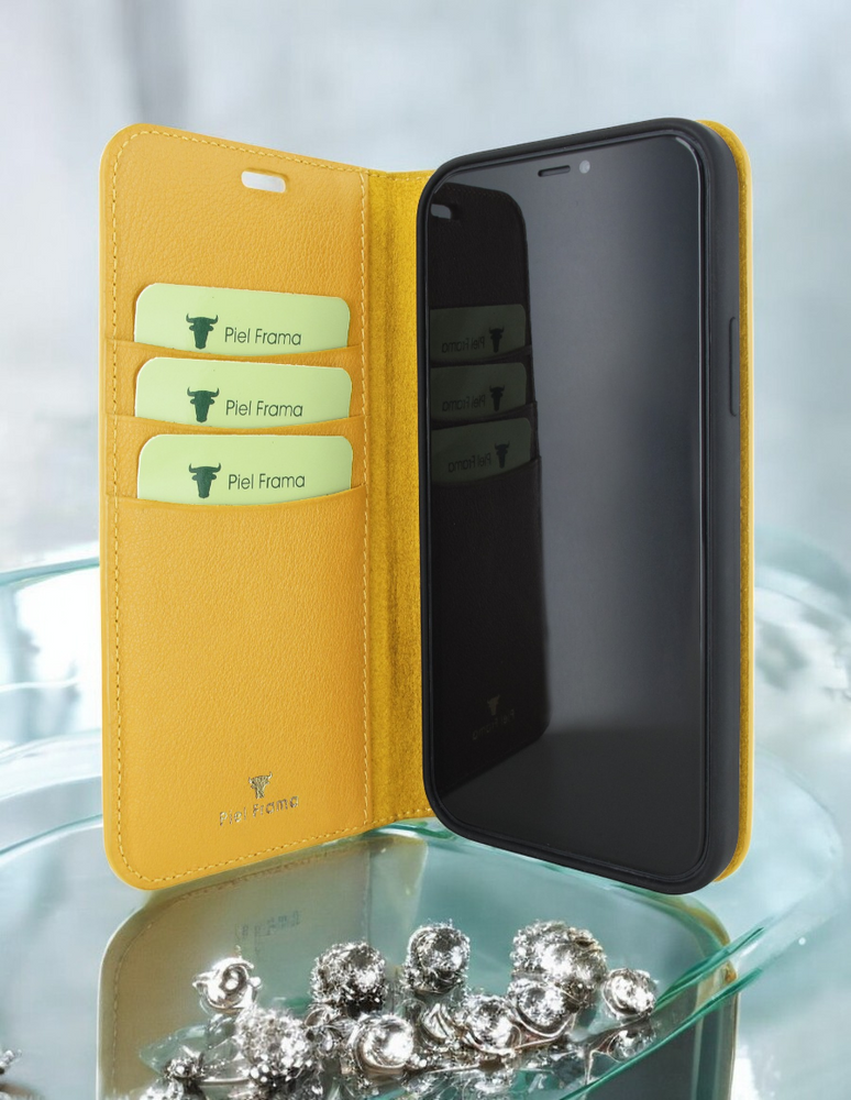 Piel Frama Yellow FramaSlim Leather Case for iPhone 16e