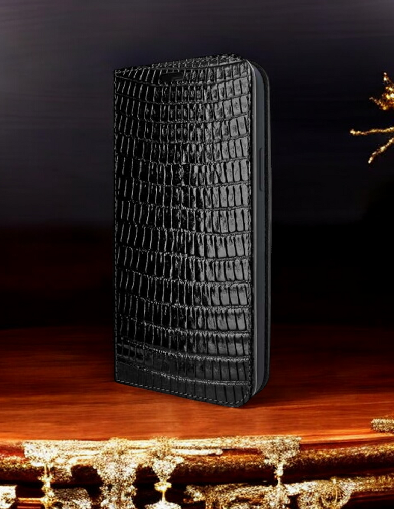Piel Frama Black Lizard FramaSlim Leather Case for iPhone 16e
