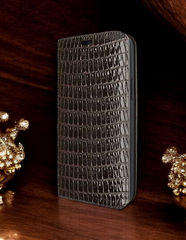 Piel Frama Brown Lizard FramaSlim Leather Case for iPhone 16e