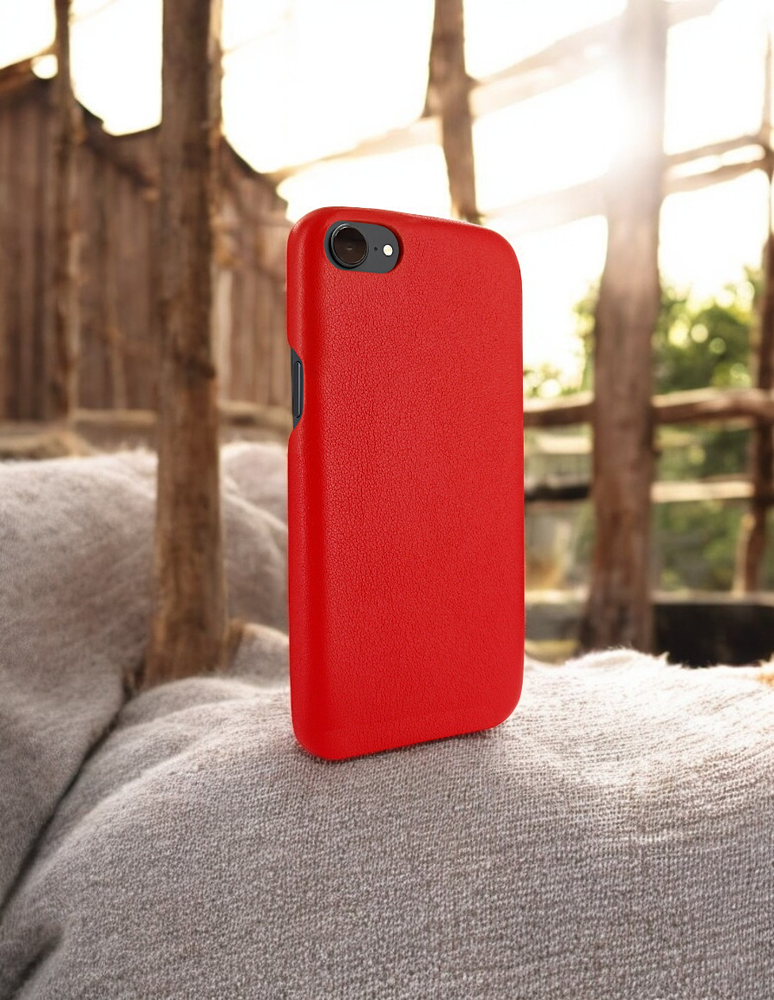 Piel Frama 507 Red FramaGrip Leather Case for iPhone 16e