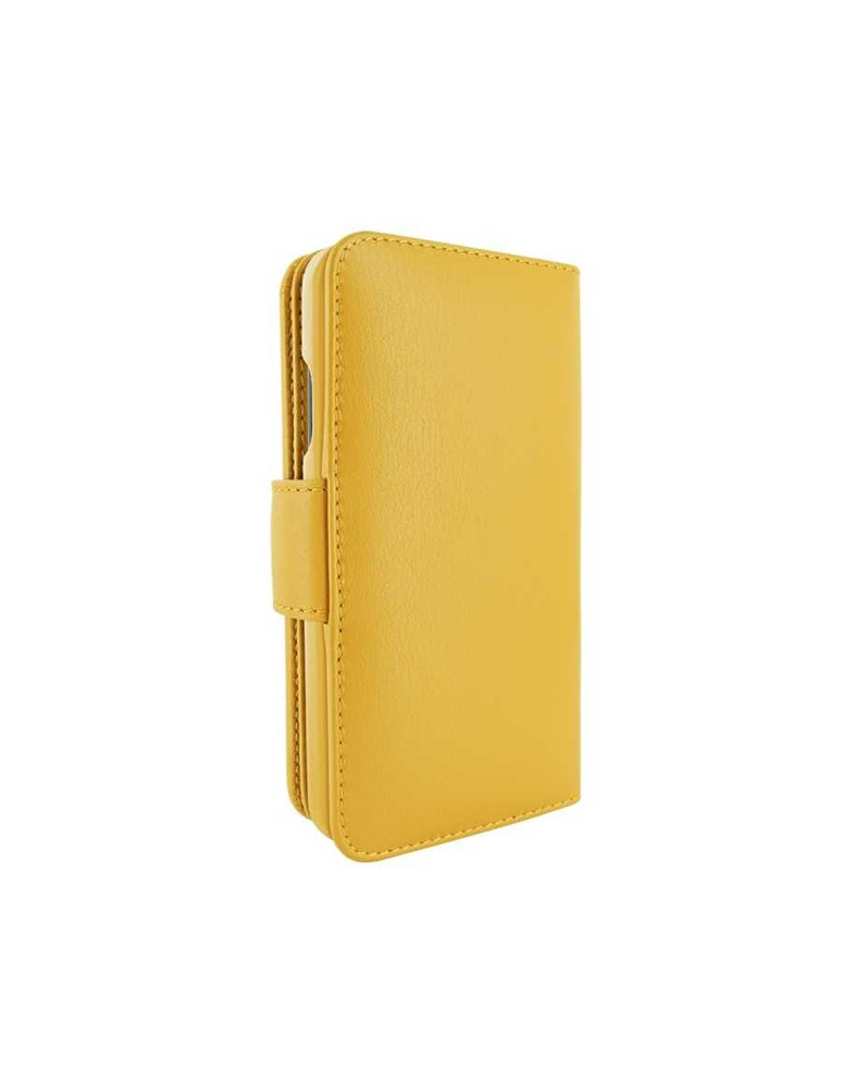 Piel Frama Yellow WalletMagnum Leather Case for iPhone 16e