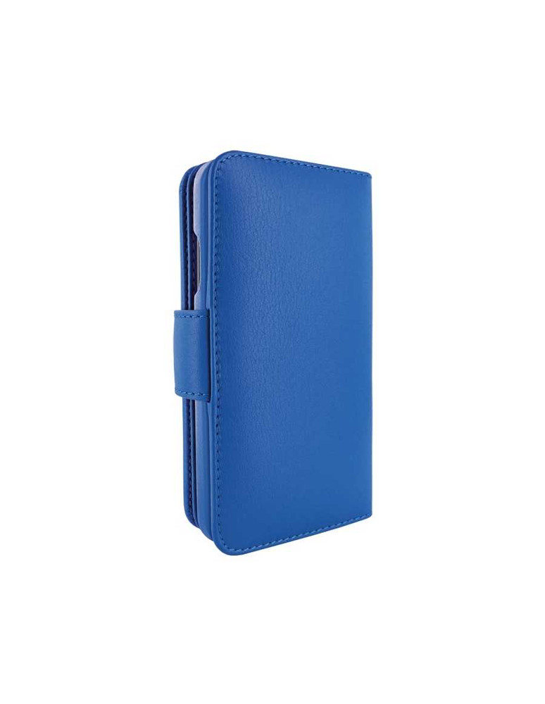 Piel Frama Blue WalletMagnum Leather Case for iPhone 16e