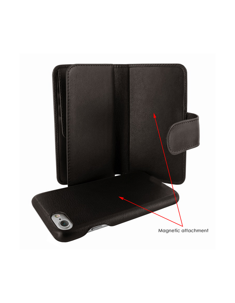 Piel Frama Brown Lizard WalletMagnum Leather Case for iPhone 16e