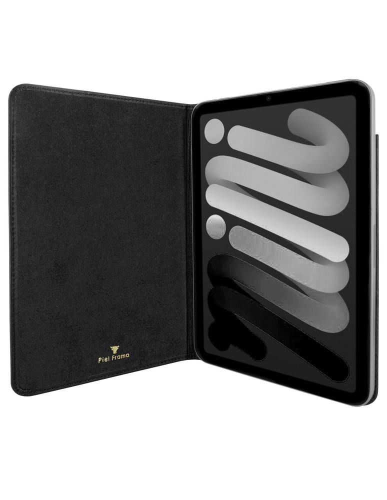 Piel Frama Black Crocodile FramaSlim Leather Case for Apple iPad mini 7 (2024) / iPad mini 6 (2021)
