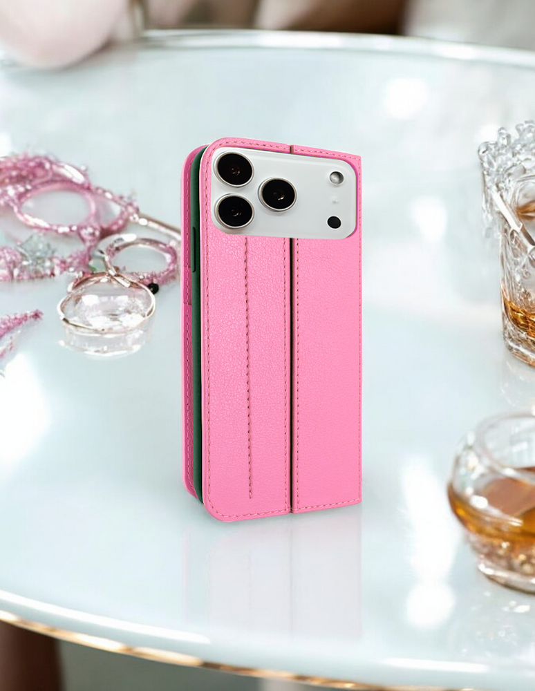 Piel Frama 539 Pink FramaSlim Book Style Leather Case for iPhone 17 Pro Max