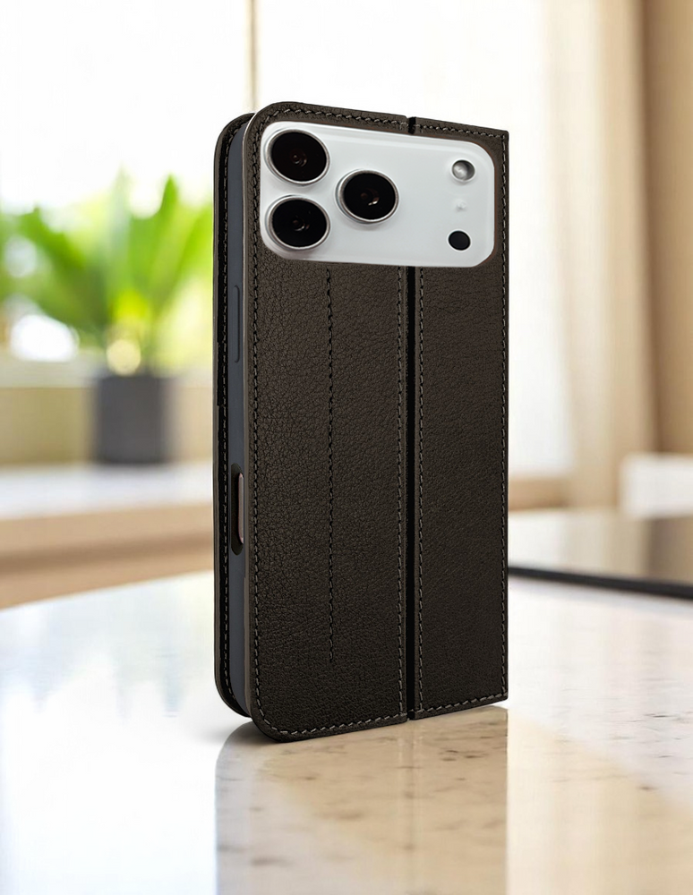 Piel Frama 534 Brown FramaSlim Book Style Leather Case for iPhone 17 Pro