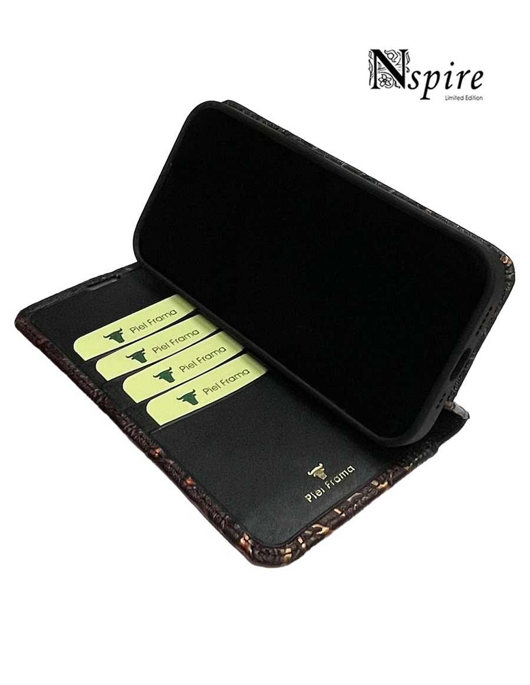 Piel Frama 534 Nspire FramaSlim Book Style Leather Case for iPhone 17 Pro