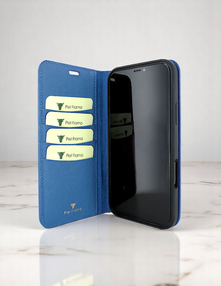 Piel Frama 529 Blue FramaSlim Book Style Leather Case for iPhone Air